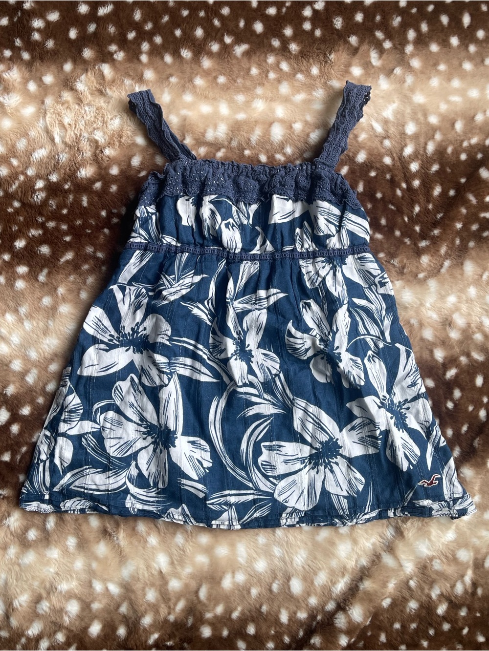 Y2K 100% cotton Hollister babydoll tank
